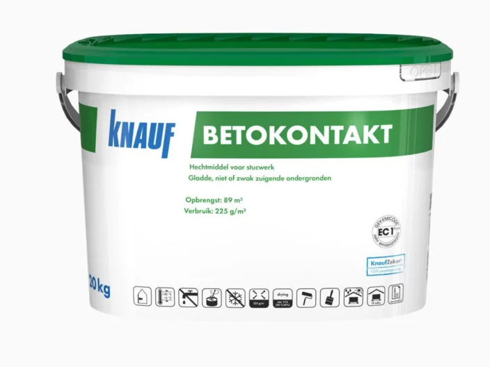 Voorstrijken bereid je muur voor op perfect stucwerk Knauf